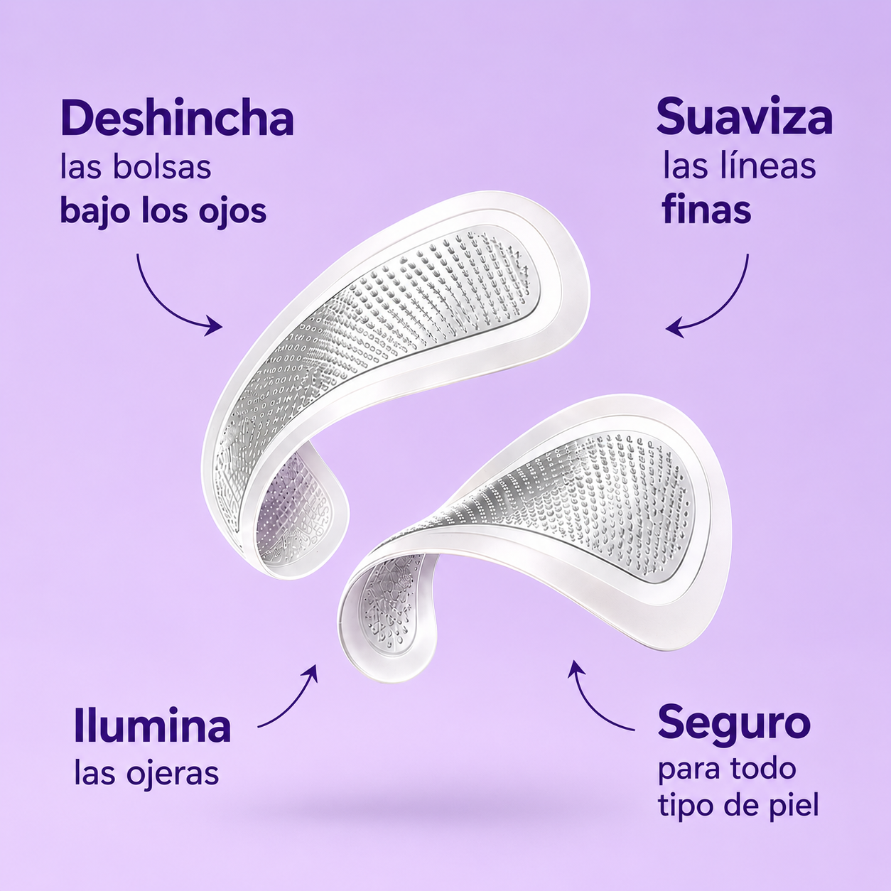 Parches MicroAgujas + Ácido Hialurónico y Colágeno